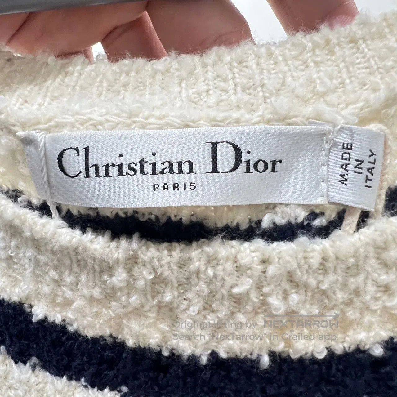 Dior Dior Striped Navy Knit Tank Top. Size US S / EU 44-46 / 1 - 3 Thumbnail