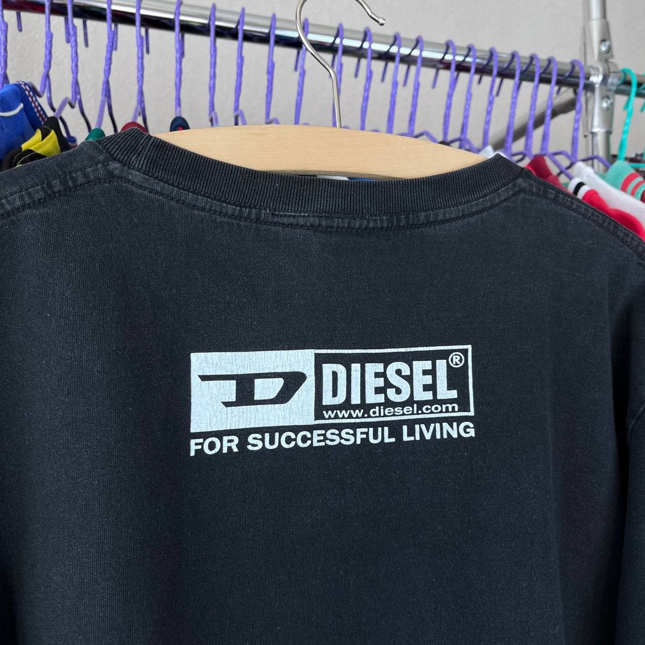 Diesel × Vintage Vintage Diesel Big Logo T Shirt Size US XL / EU 56 / 4 - 6 Thumbnail