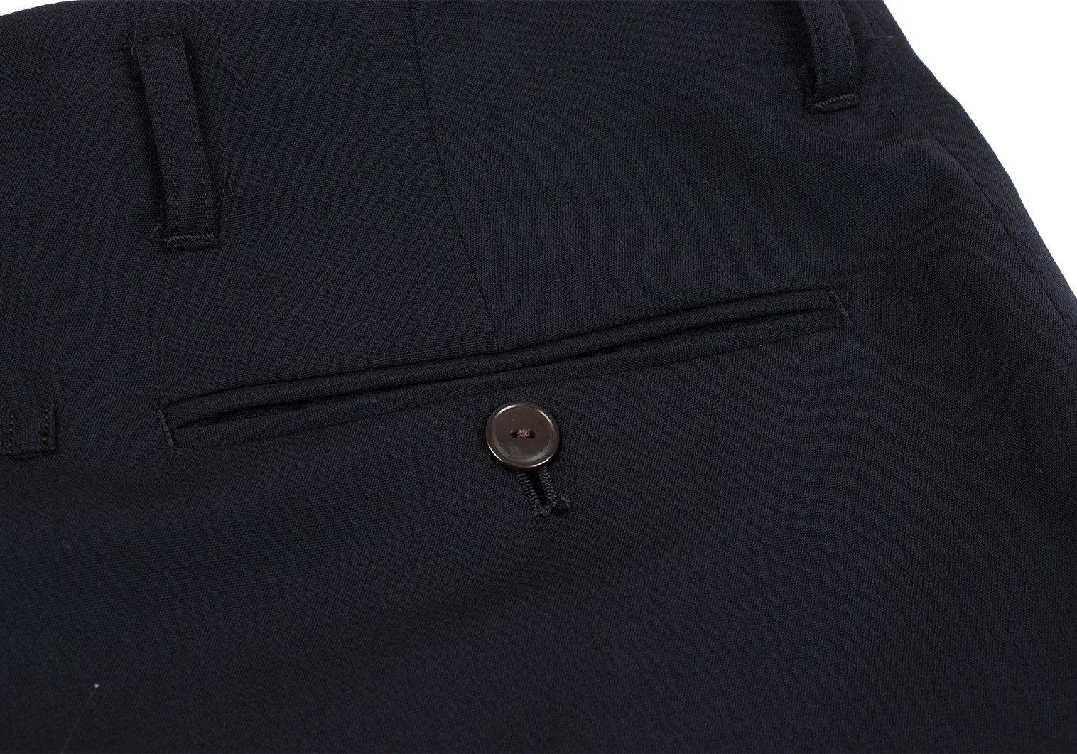 Jean Paul Gaultier Wool Tuck Pants in Navy, Size 48 Size US 32 / EU 48 - 13 Thumbnail