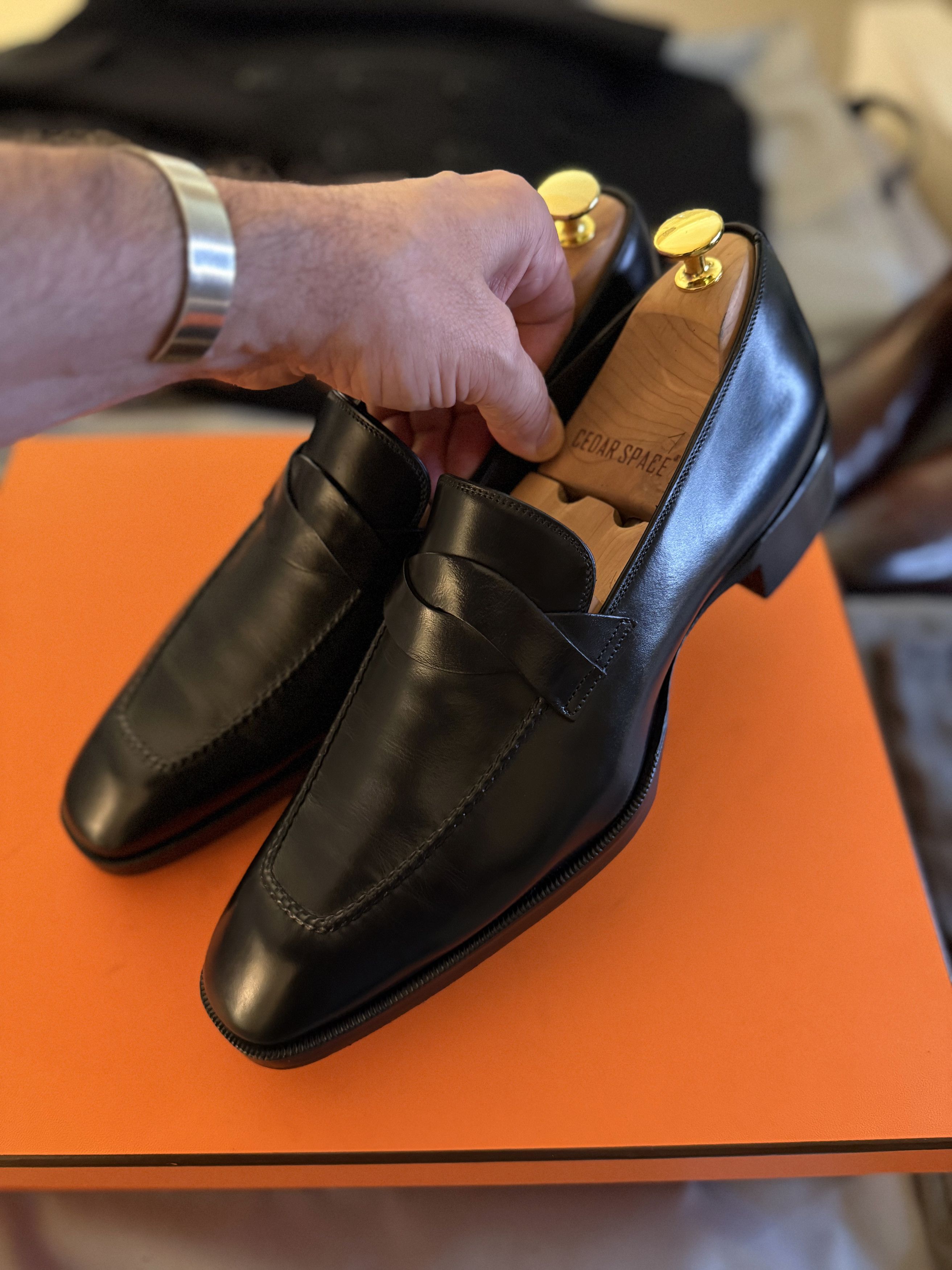 Tom Ford Best Dressed Rare Tall Heel $2,180 Twisted Band Loafers Size US 10 / EU 43 - 16 Thumbnail