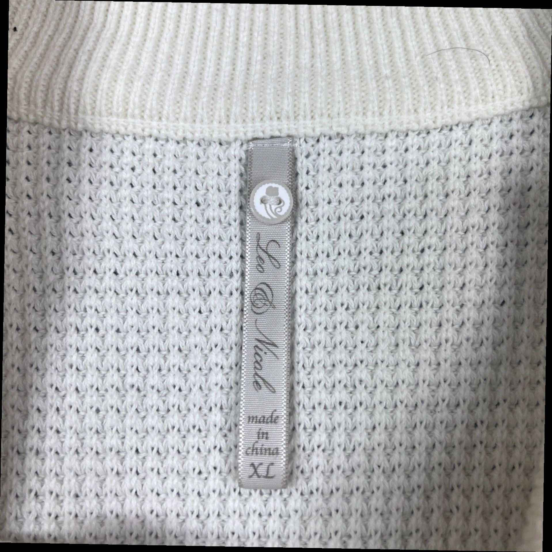 Vintage Leo & Nicole Sweater White Medium Sleeve Knit Stretch Women's Size XL Size XL / US 12-14 / IT 48-50 - 5 Thumbnail