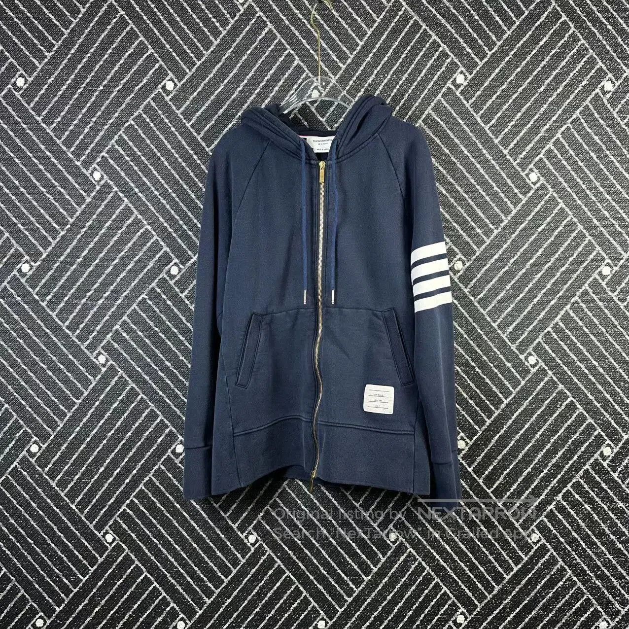 Thom Browne Thom Browne Blue Hoodie. Size US XXL / EU 58 / 5 - 1 Thumbnail