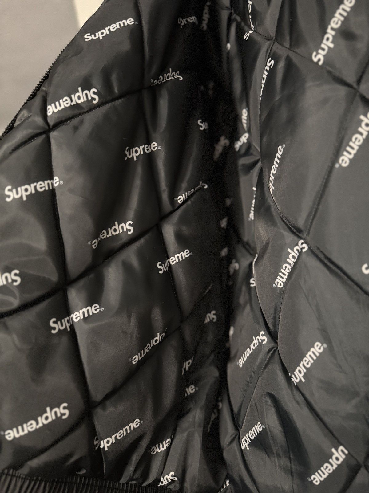 Supreme Supreme Black Puffer Jacket / Monogram Interior Size US M / EU 48-50 / 2 - 4 Thumbnail