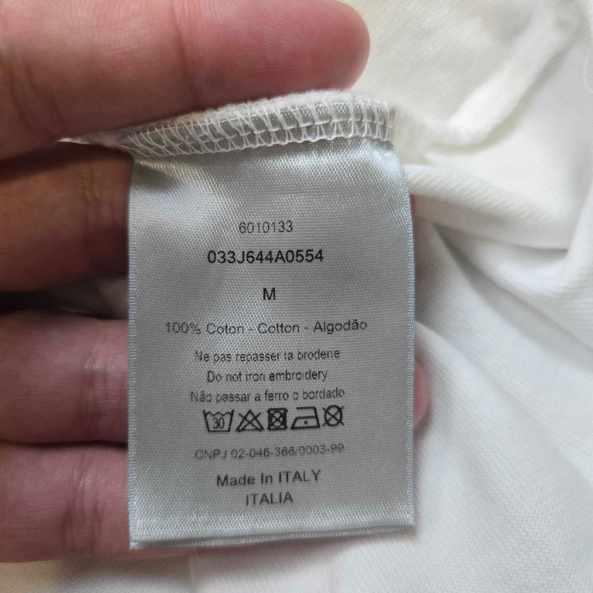Dior dior embroidered logo heavy short sleeve shirt Size US M / EU 48-50 / 2 - 6 Thumbnail