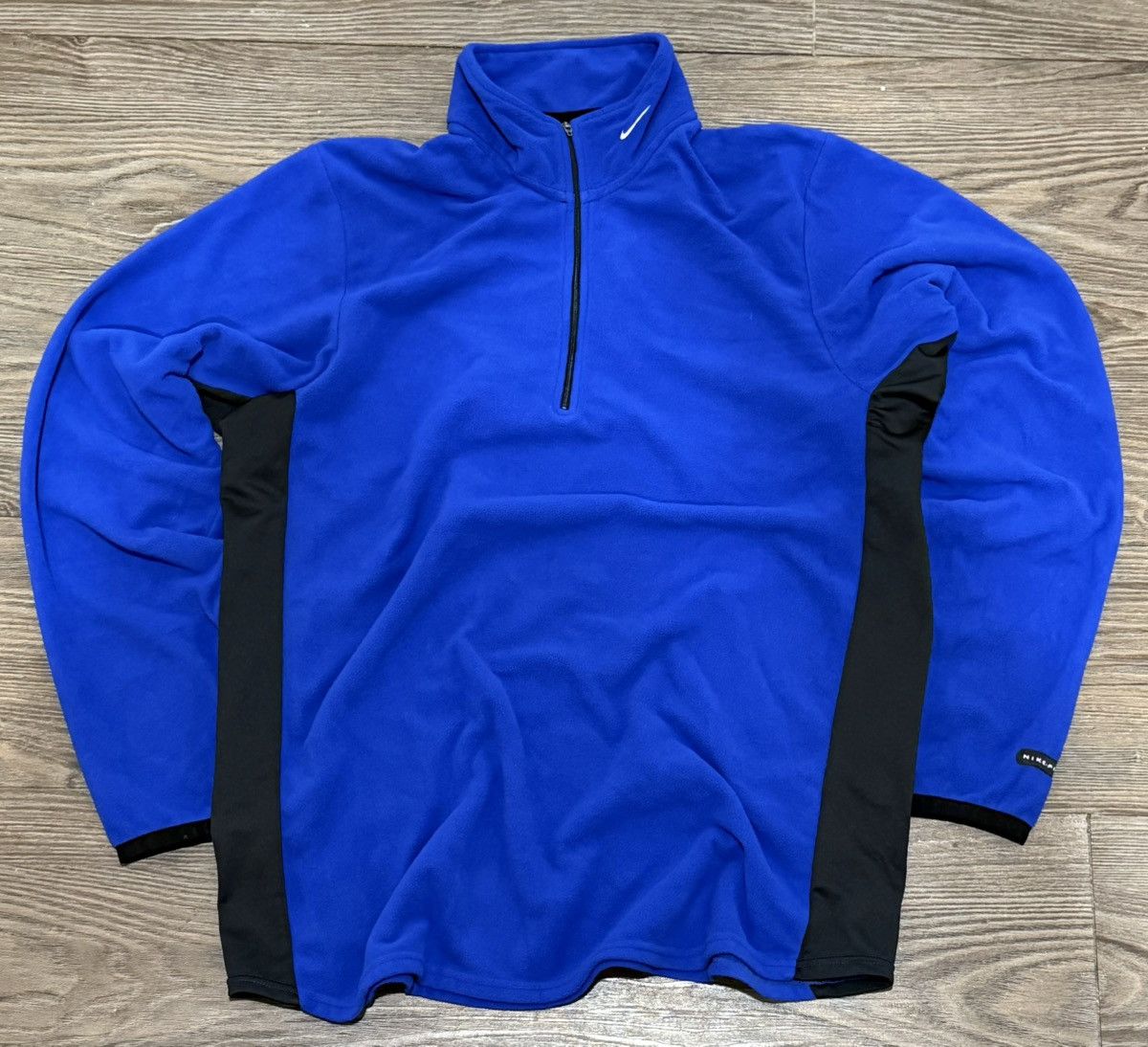 Nike × Vintage Vintage Nike Fit Fleece 1/4 Zip Size US L / EU 52-54 / 3 - 1 Thumbnail