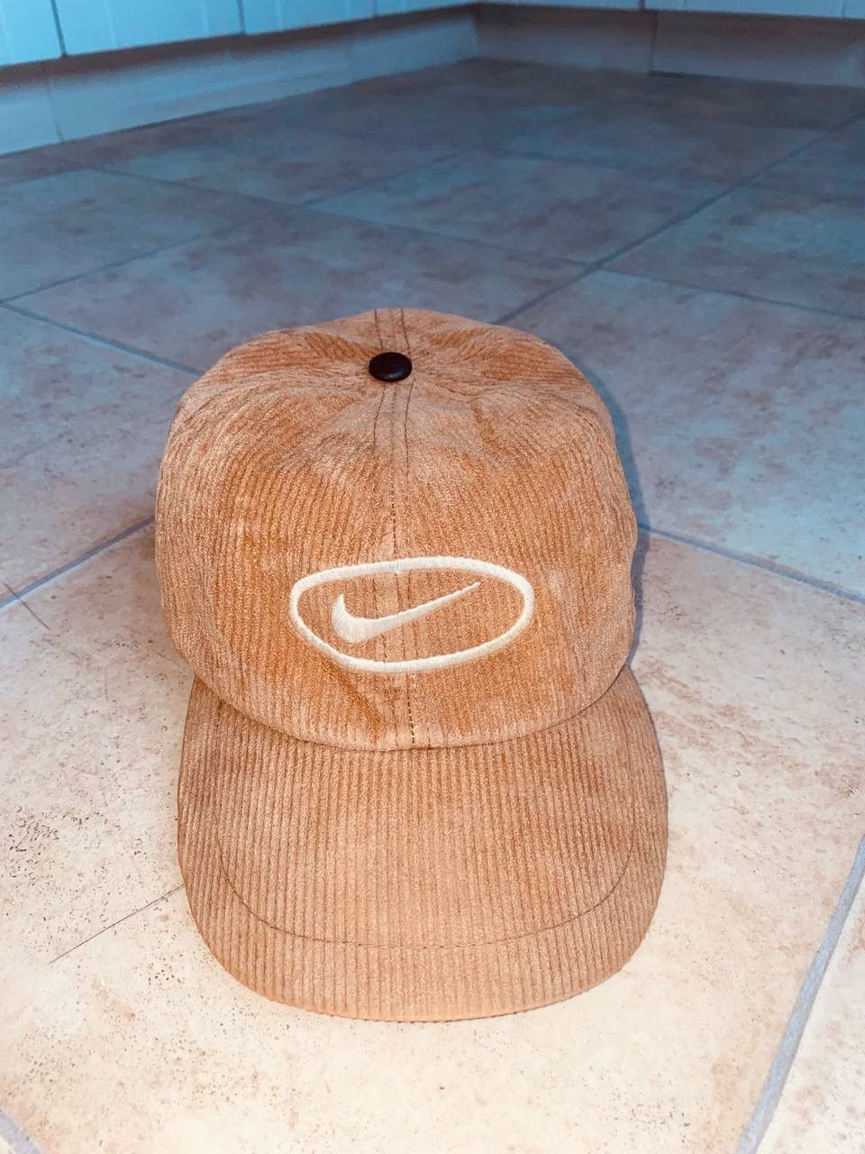 Nike × Vintage 90s Corduroy Vintage Cap Jordan Size ONE SIZE - 5 Thumbnail