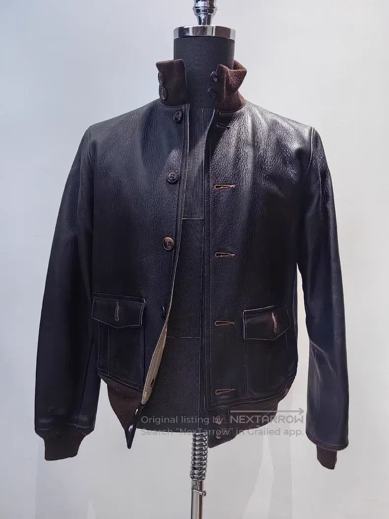 The Real McCoy's The Real McCoys A1 leather coat Size US XXS / EU 40 - 2 Thumbnail