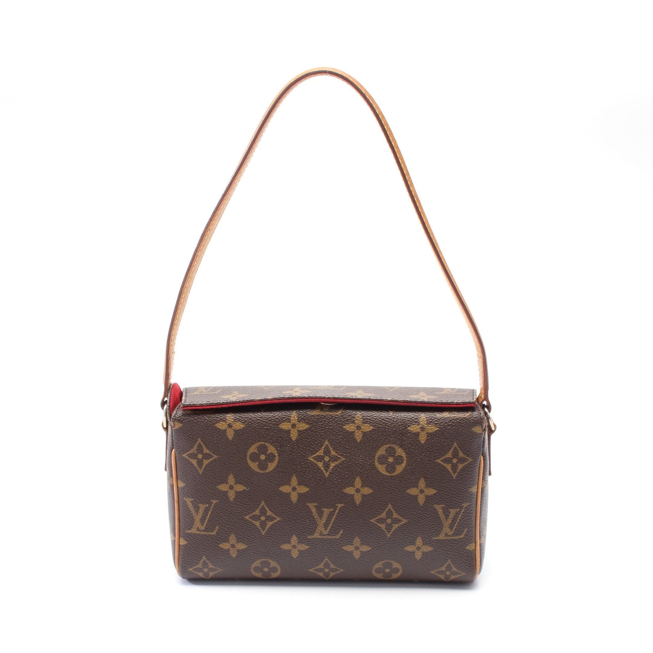 Louis Vuitton Louis Vuitton Recital Monogram Handbag Leather Brown Size ONE SIZE - 1 Thumbnail