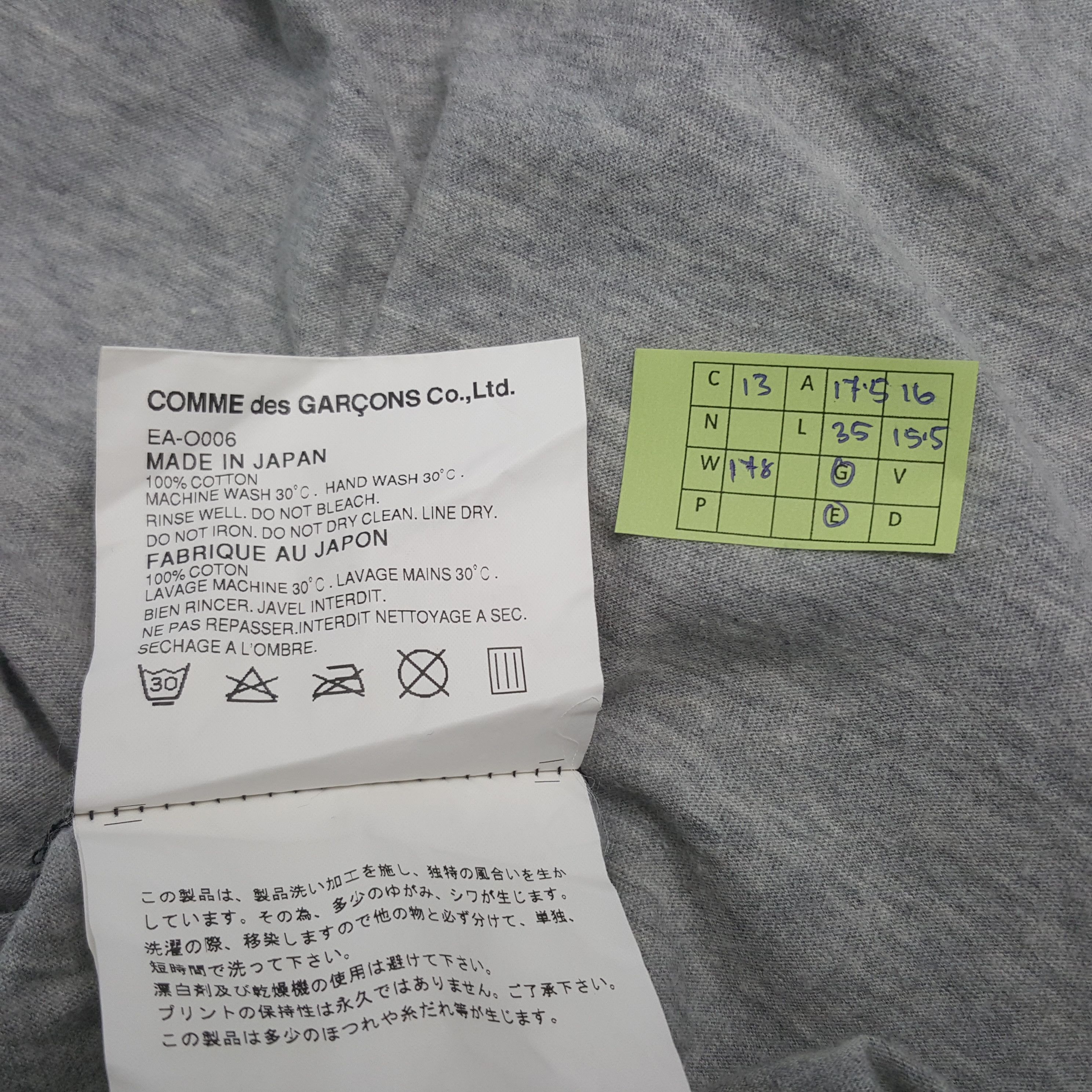 Comme des Garcons Vintage Hallow Comme des Garcons Hollow Long Tshirt RR13 Size S / US 4 / IT 40 - 5 Thumbnail