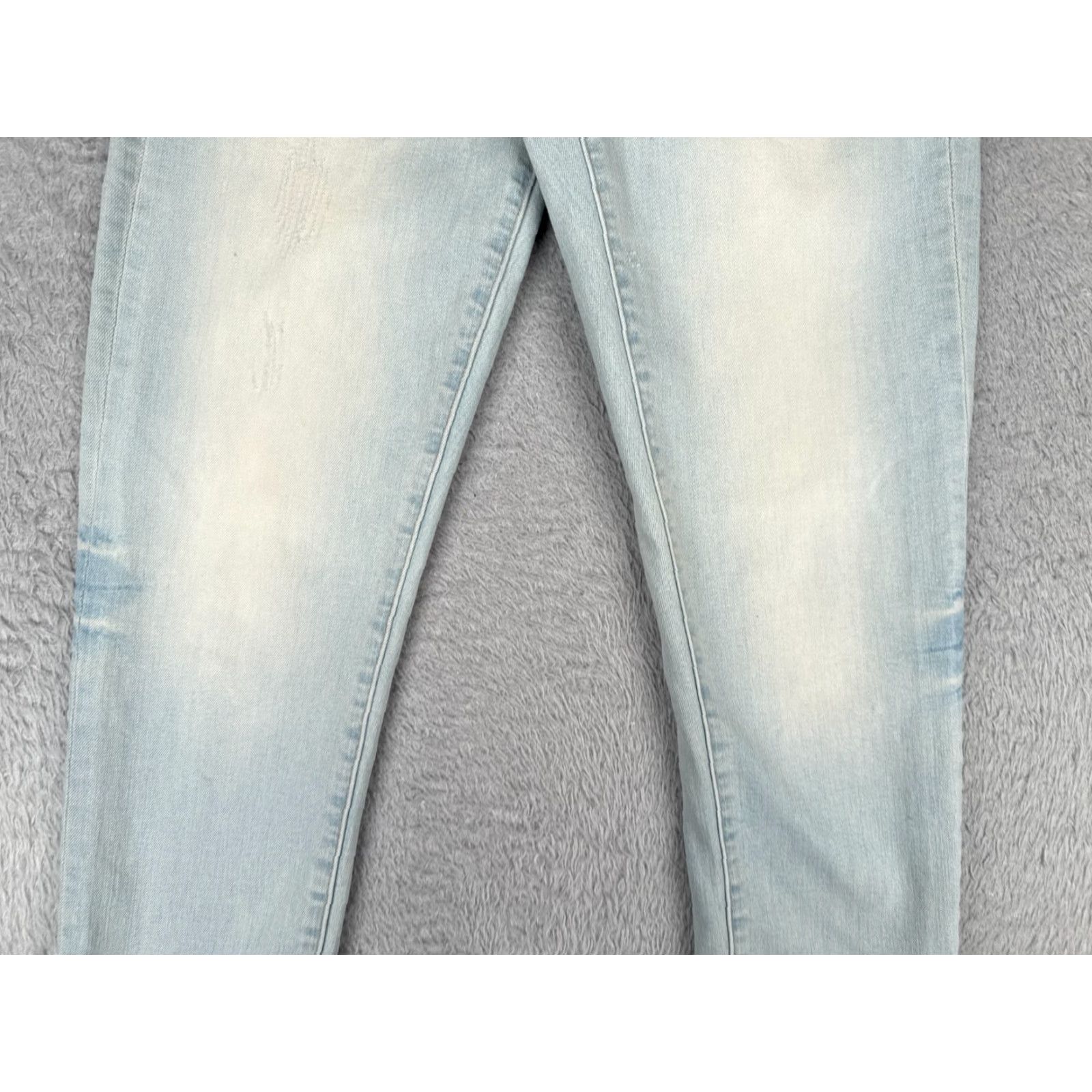 Gap Gap Jeans Women 28 Blue Denim Always Skinny High Rise Light Wash Distressed 28L Size 28" / US 6 / IT 42 - 3 Thumbnail