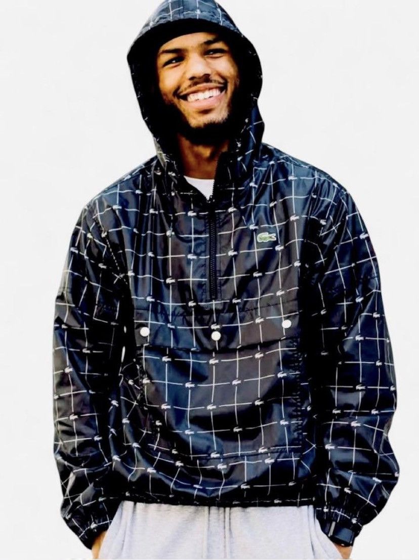 Lacoste × Supreme Supreme x Lacoste Reflective Grid Nylon Anorak