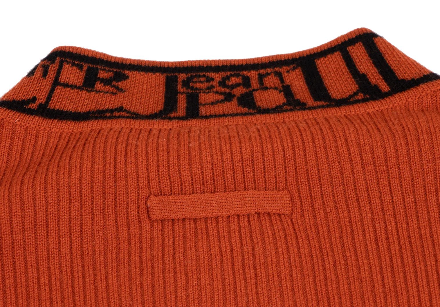 Jean Paul Gaultier Logo Line Driver's Knit in Orange, Size 48 Size US M / EU 48-50 / 2 - 11 Thumbnail