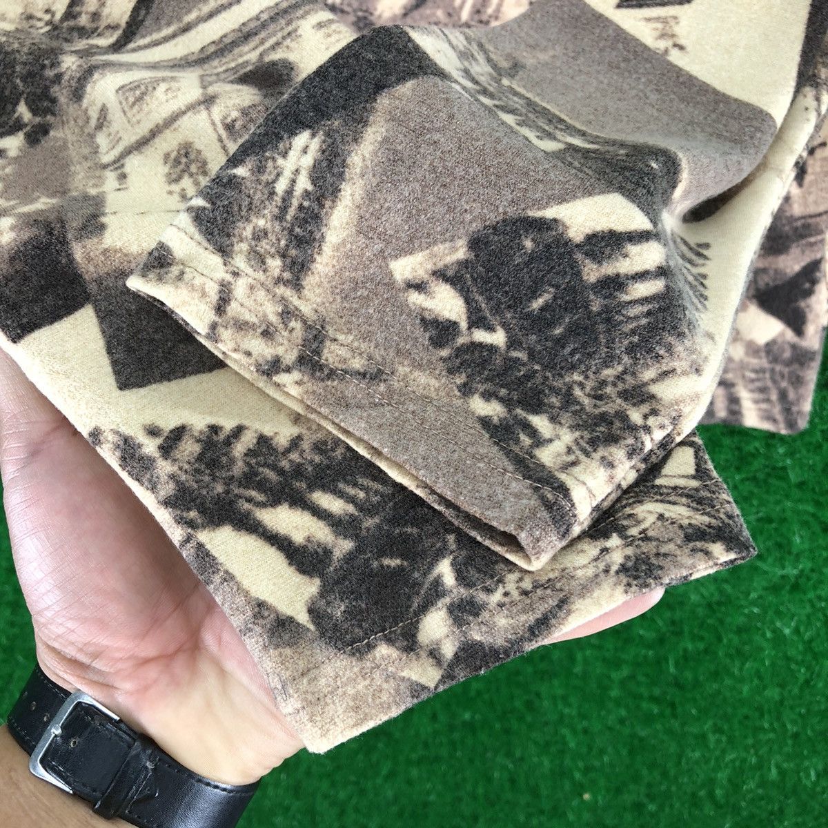 Japanese Brand × Vintage Vintage 90's Paris City Fullprint Ladies Tee Turtle Net Size XS / US 0-2 / IT 36-38 - 13 Thumbnail