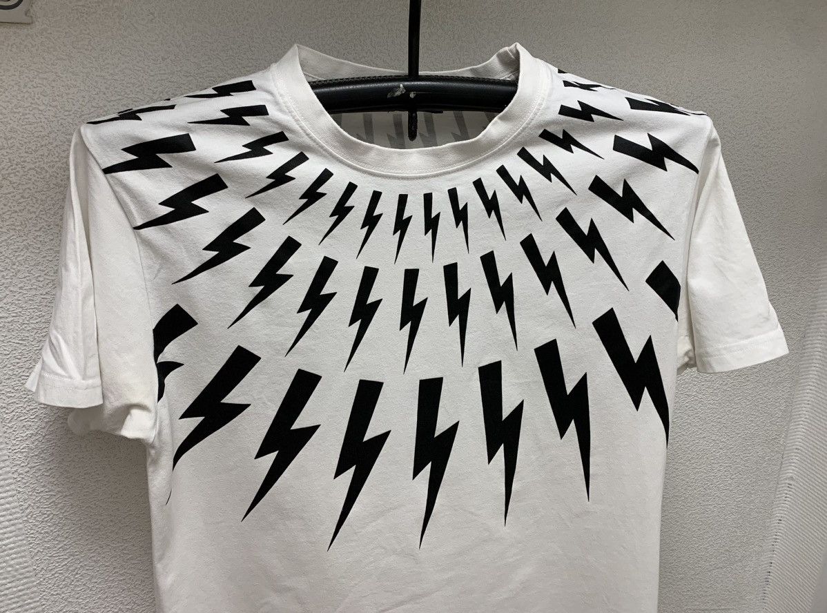 Neil Barrett Neil Barrett white t-shirt Xl sz Size US XL / EU 56 / 4 - 3 Thumbnail