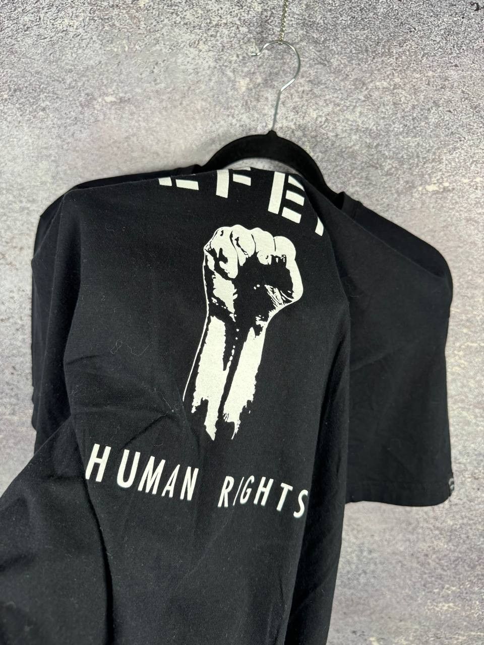 DEFEND PARIS Defend Paris Human Rights Black T-Shirt Large Size US L / EU 52-54 / 3 - 7 Thumbnail
