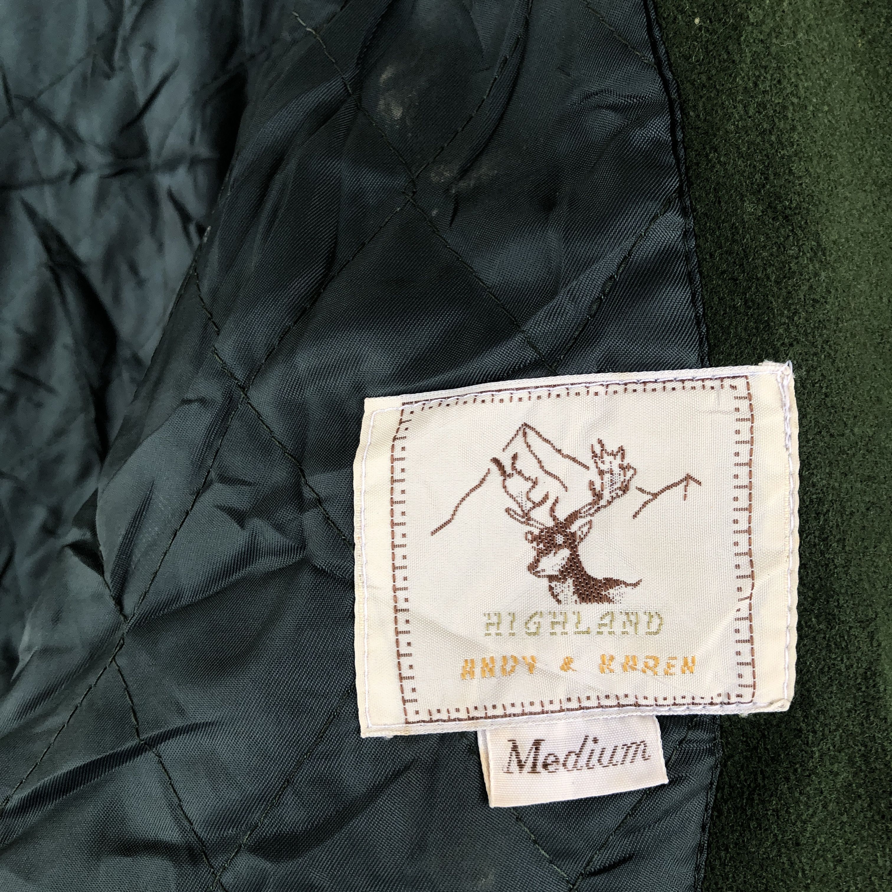 Vintage Highland Varsity Jackets Letterman Leather Wool Jackets Size US L / EU 52-54 / 3 - 11 Thumbnail
