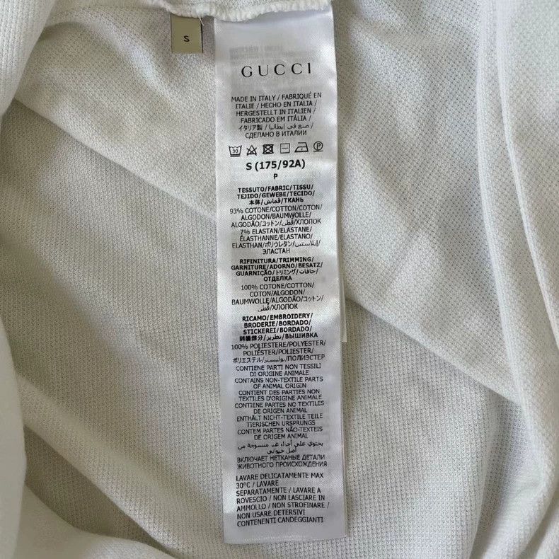 Gucci Gucci Neck embroidery casual short-sleeved Polo shirt 2501- Size US S / EU 44-46 / 1 - 4 Thumbnail