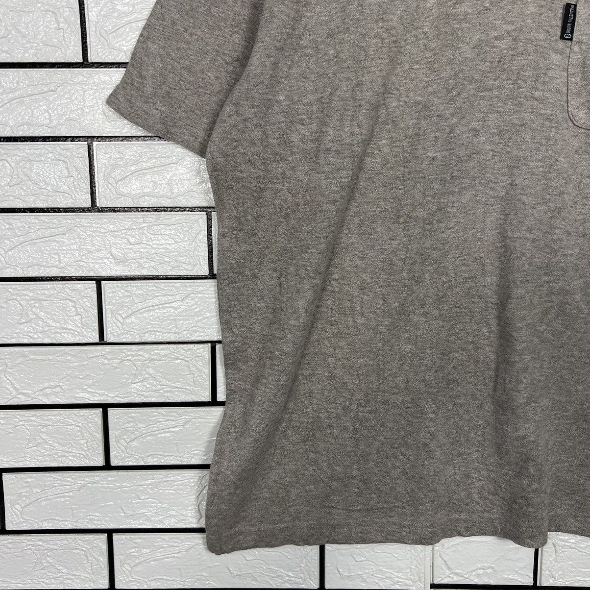 Gianni Valentino Vintage GIANNI VALENTINO Single Pocket V Neck Tee#4193-C190 Size US L / EU 52-54 / 3 - 6 Thumbnail