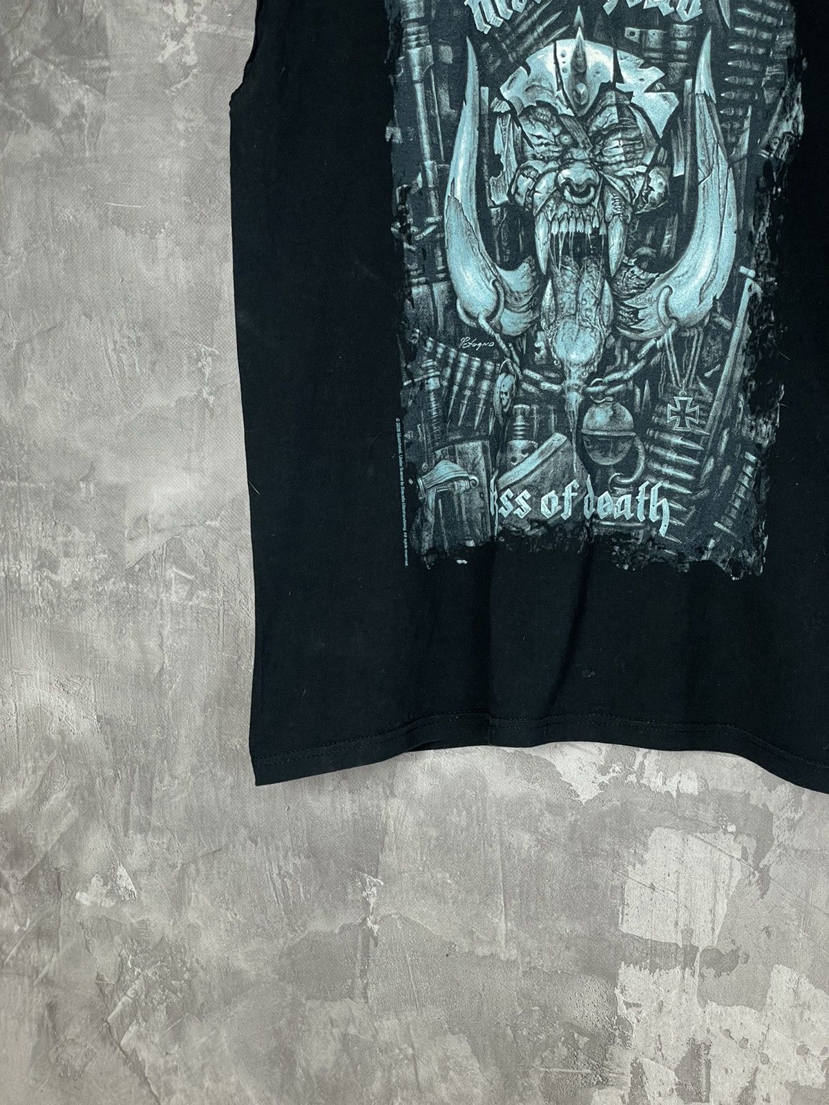 Band Tees × Vintage Vintage Motorhead England Big Printed Skulls Rock 2006 Tee Size US M / EU 48-50 / 2 - 6 Thumbnail