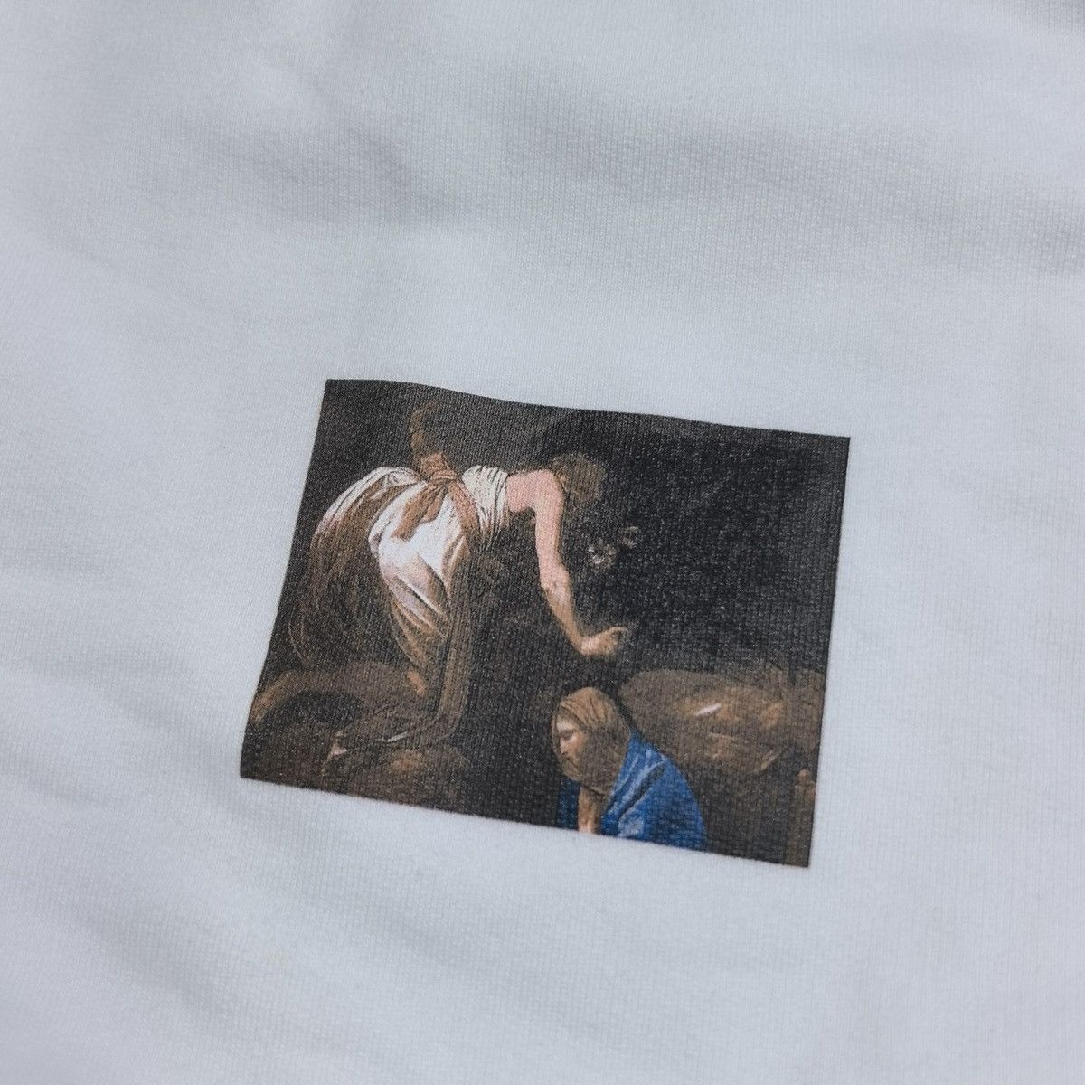 Off-White Off-White FW20 Caravaggio Angel Slim Crewneck Size US L / EU 52-54 / 3 - 4 Thumbnail