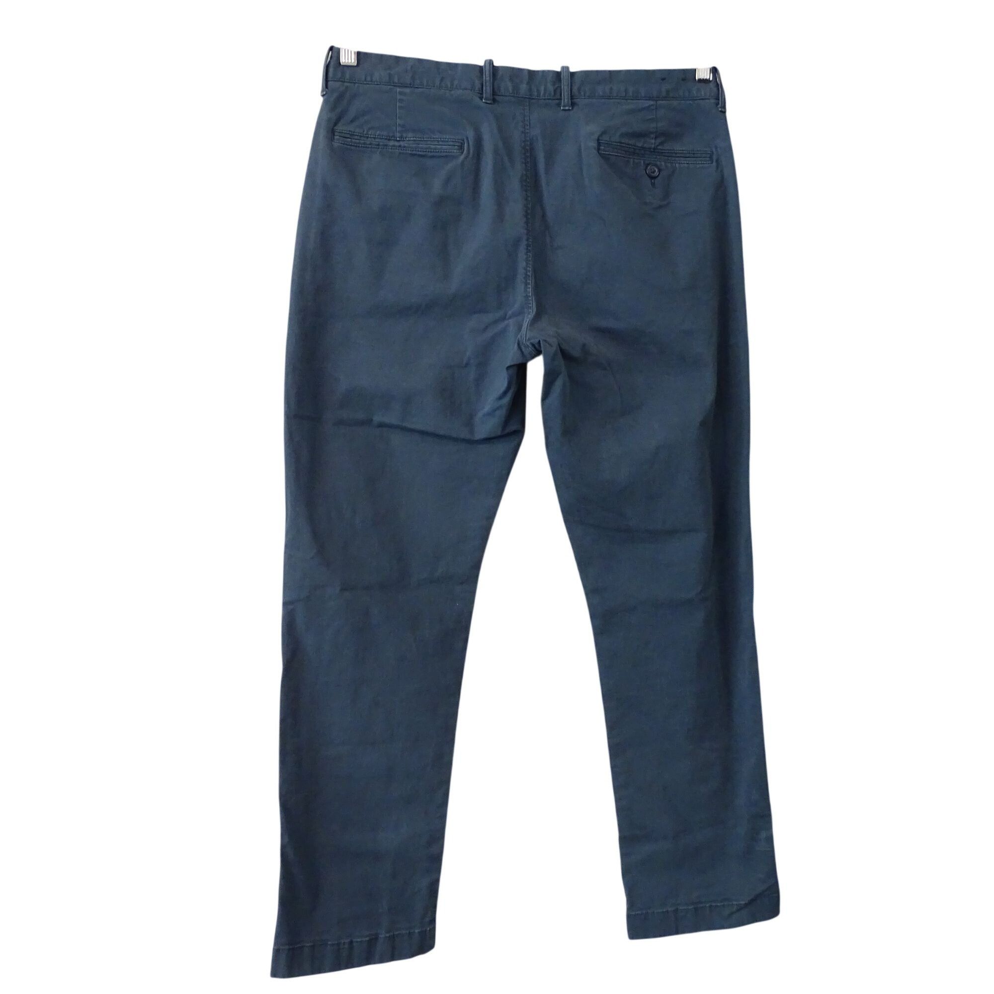 J.Crew Flex By J Crew Sutton Men Blue Chino Pants Size 33 x 30 Size US 33 - 4 Thumbnail