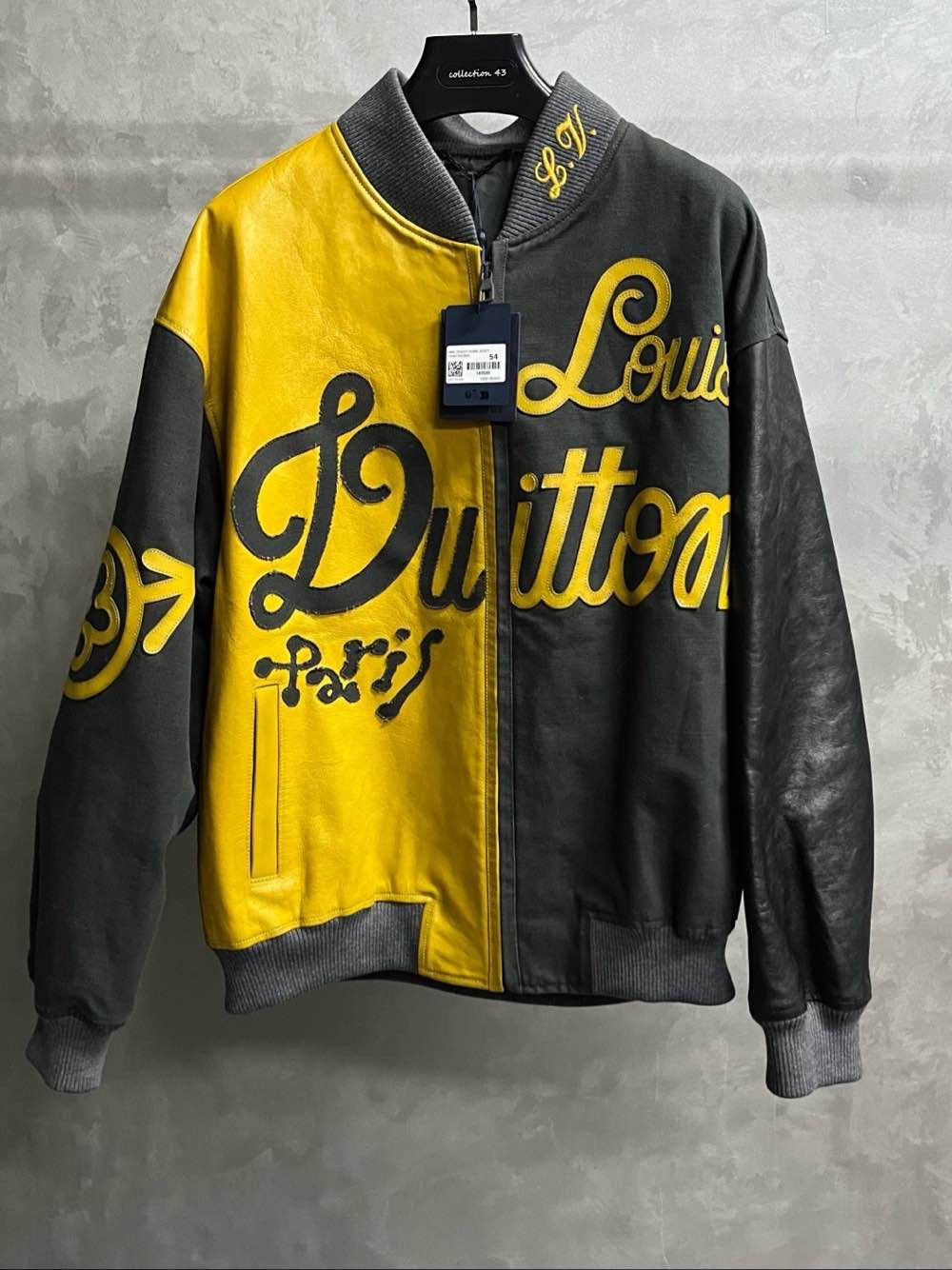 Louis Vuitton Louis Vuitton Split Varsity Leather Jacket Size 54 Size US L / EU 52-54 / 3 - 1 Thumbnail