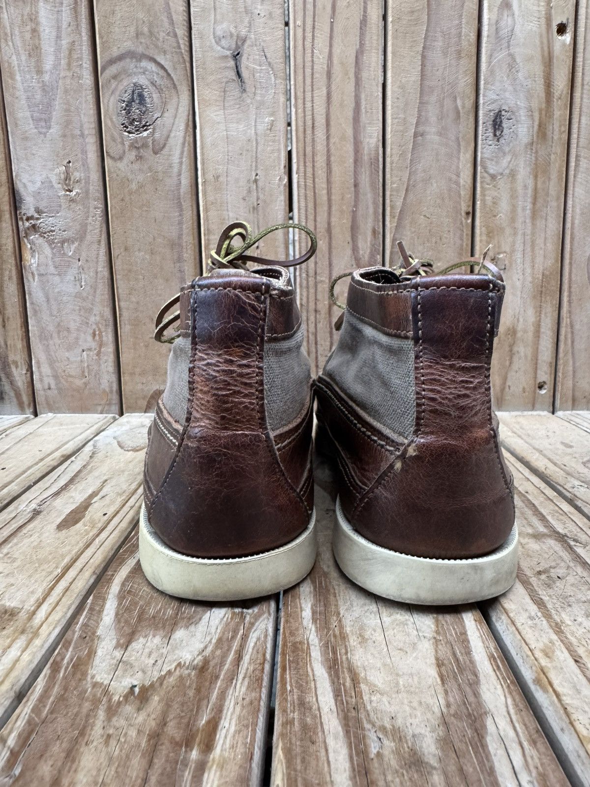 Red Wing Red Wing 9190 waxed Canvas leather chukka boots US 9 E UK 8 Size US 9 / EU 42 - 9 Thumbnail