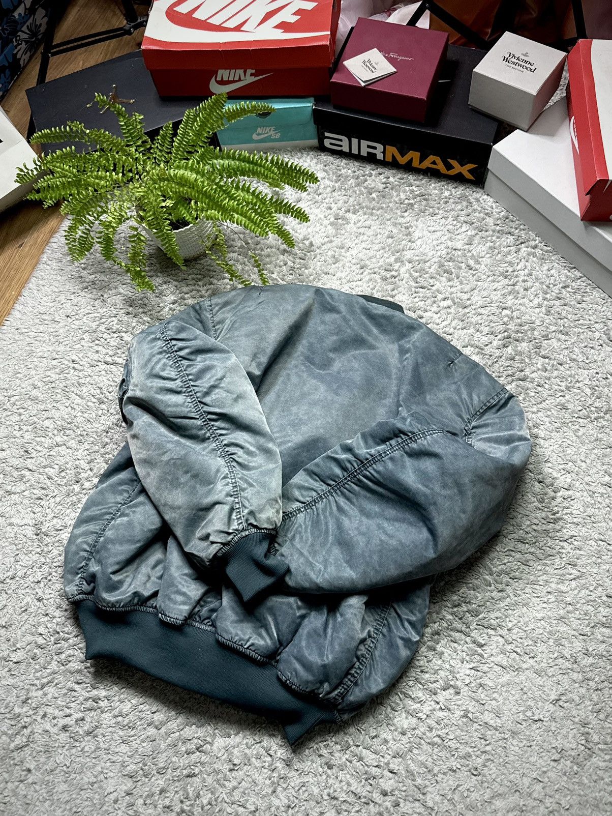 Alpha Industries 00s Alpha Industrial Jacket Retro Bomber Vintage Oversize Size US L / EU 52-54 / 3 - 11 Thumbnail
