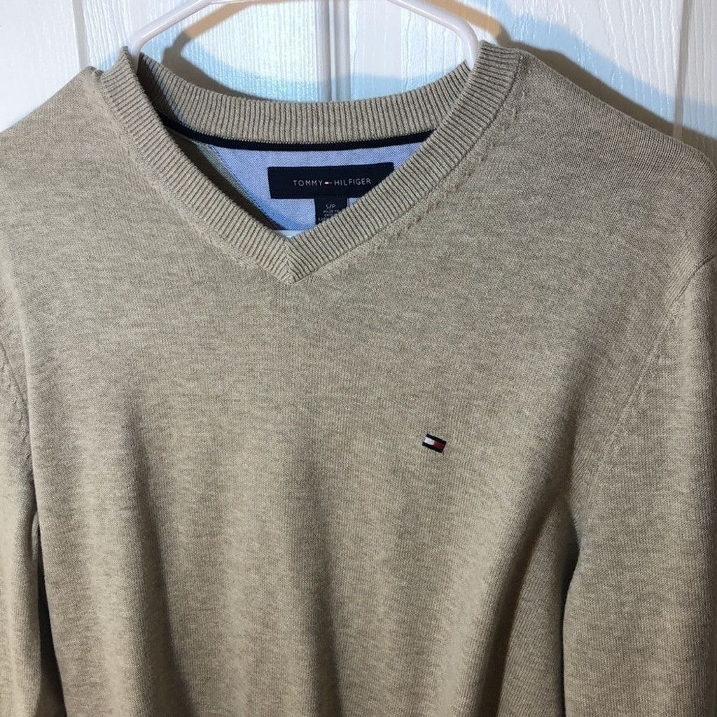 Tommy Hilfiger S Mens Tommy Hilfiger vneck pullover Size US S / EU 44-46 / 1 - 3 Thumbnail