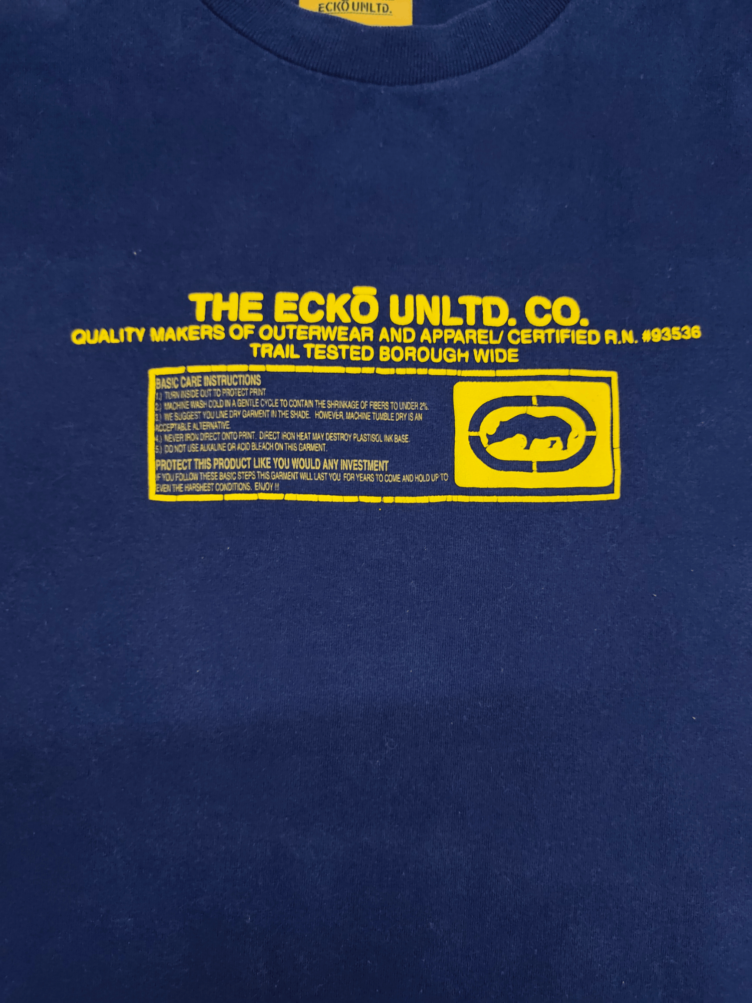 Ecko Unltd. Vintage The Ecko Unlted.CO. Oversize T-Shirt Jnco Y2k Size US XL / EU 56 / 4 - 3 Thumbnail