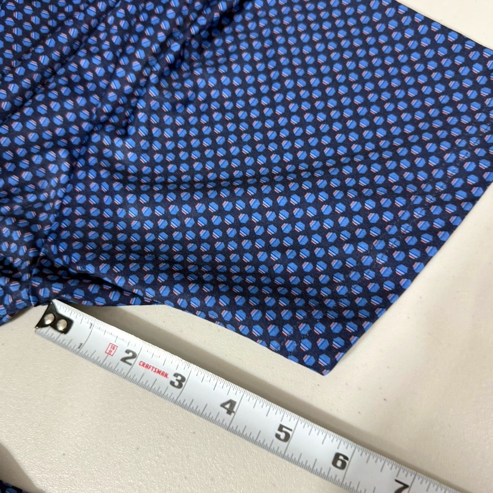 Roundtree & Yorke Roundtree & Yorke Performance Men’s Blue Golf Shirt All Over Print Polo L Size US L / EU 52-54 / 3 - 4 Thumbnail