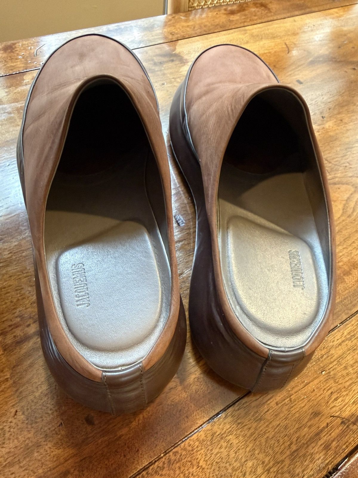 Jacquemus Jacquemus Brown Le Raphia 'Les Mules Goia' Mules Size US 10 / EU 43 - 5 Thumbnail