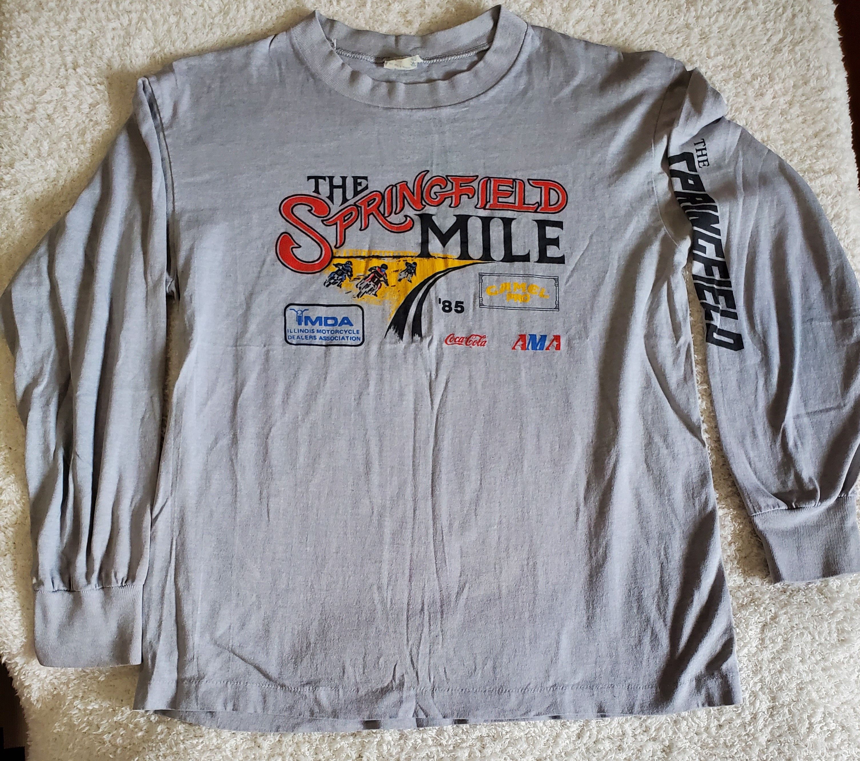 Camel × Vintage 80s Springfield Mile Motorcycle racing Camel single-stitch Size US M / EU 48-50 / 2 - 1 Thumbnail