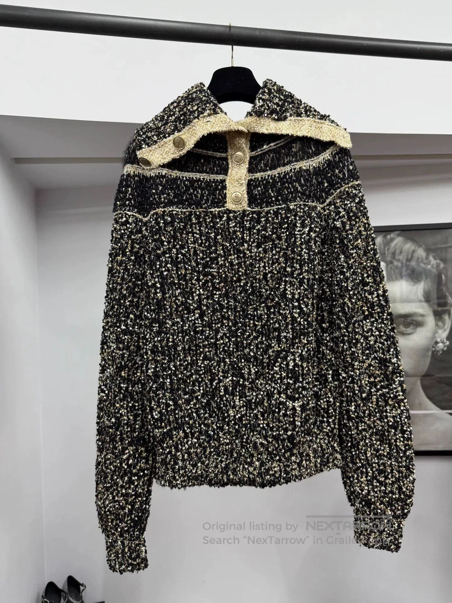 Chanel Chanel Egypt Series Black Gold Sweater. Size US M / EU 48-50 / 2 - 2 Thumbnail