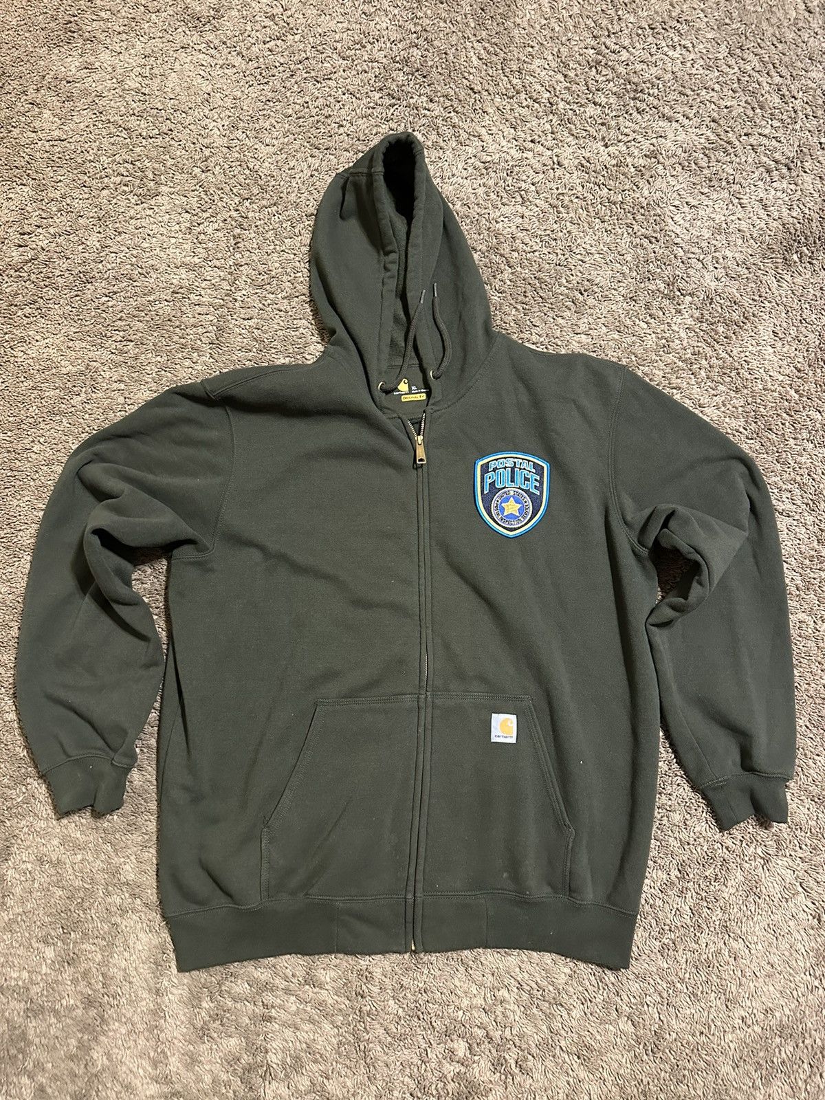 Anti Social Social Club × Carhartt × Vintage Vintage Carhartt USPS “postal police” hoodie 00s size XL Size US XL / EU 56 / 4 - 1 Thumbnail