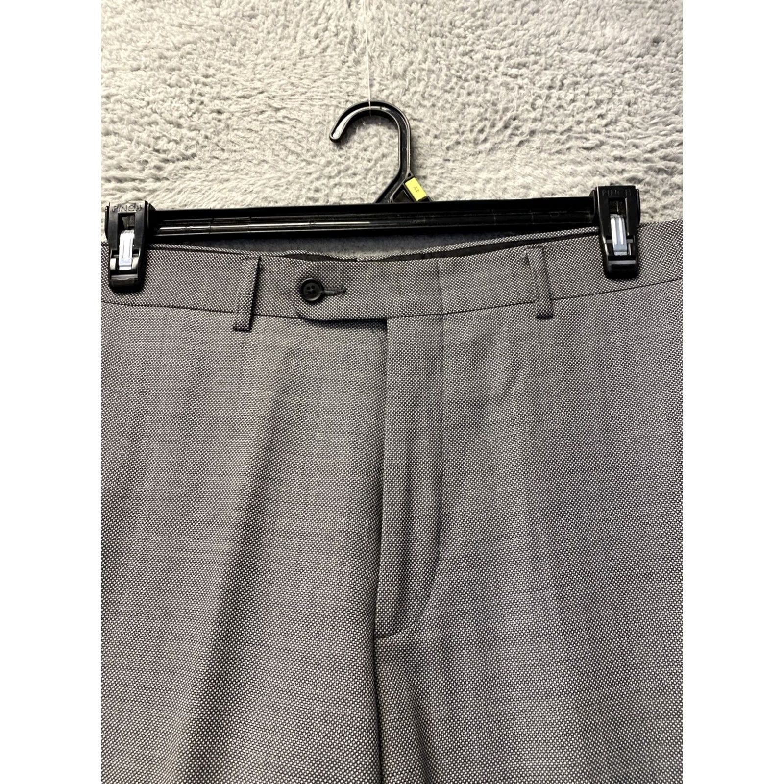 Vintage Linea Naturale Dress Pants Men 34x32 Wool Gray Dress Pants Mens Size US 34 / EU 50 - 3 Thumbnail