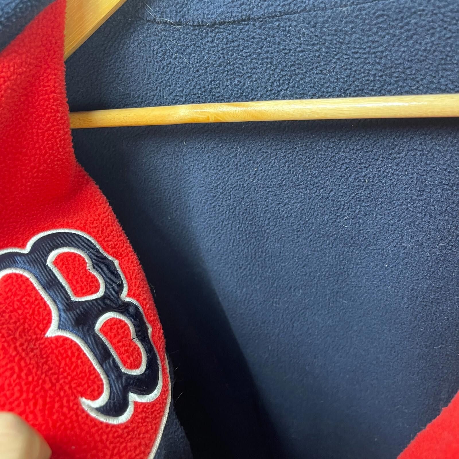 MLB intage Boston Red Sox Reversible Jacket MLB Large Size ONE SIZE - 5 Thumbnail