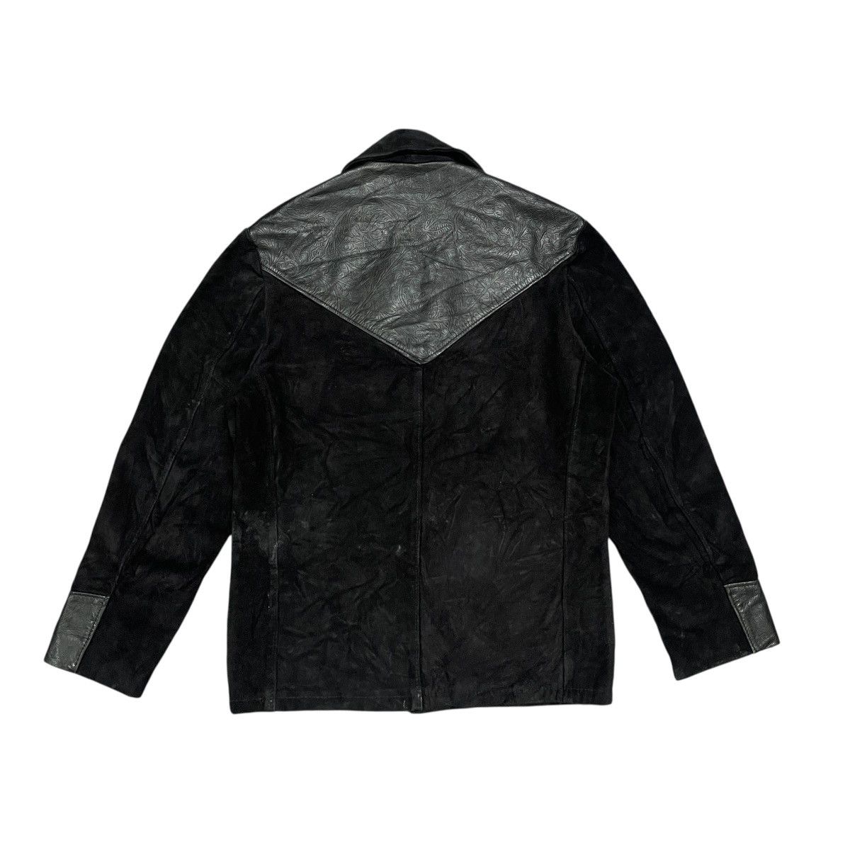 Schott Vintage Schott NYC Western Made in USA Suede Leather Jacket Size US L / EU 52-54 / 3 - 11 Thumbnail