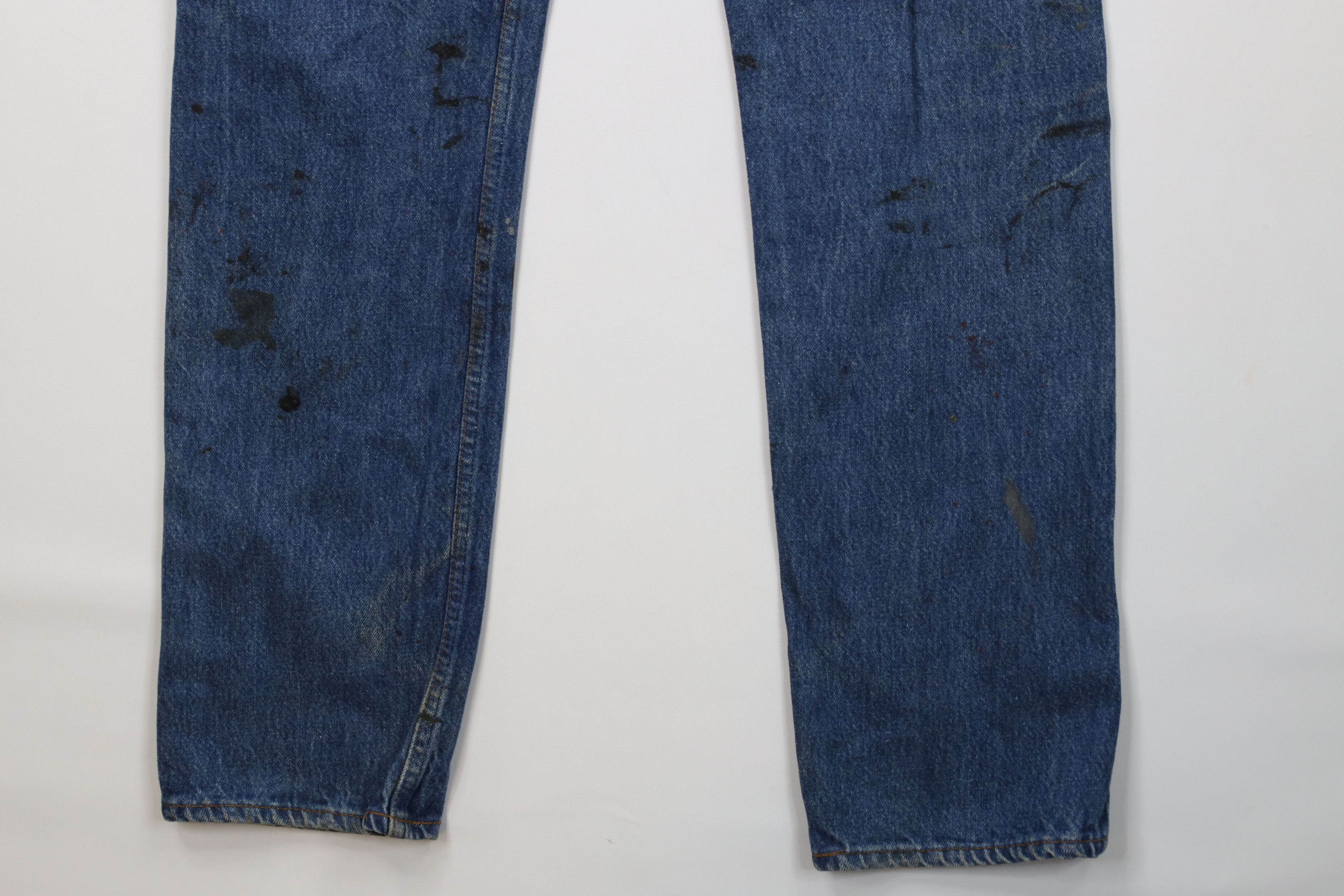 Levi's Vintage 80s Levis 501xx Button Fly Straight Leg Jeans USA Size US 29 - 16 Thumbnail