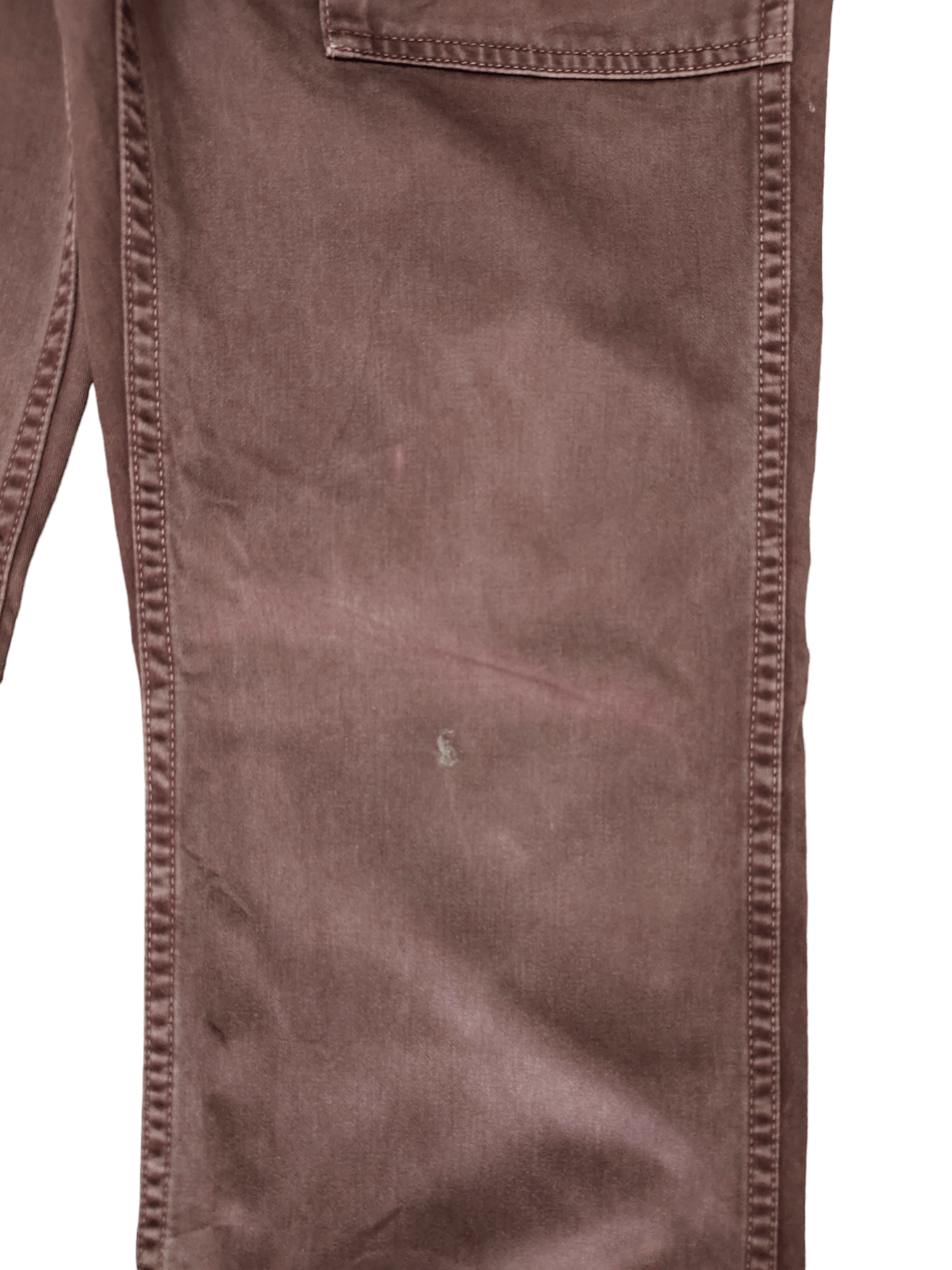 If Six Was Nine Flare Pants Johnbull Waxed Fatigue Multi Pocket Bootcut Size US 31 - 6 Thumbnail