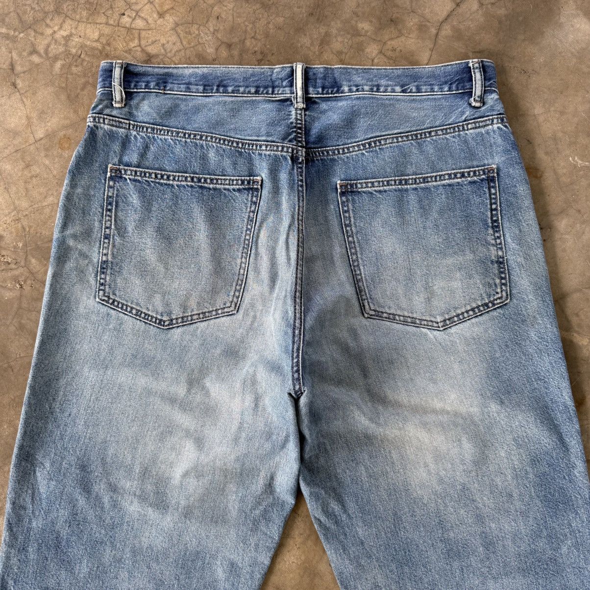 Japanese Brand W38 Vintage Japanese Mud Washer Faded Rusty Denim Jean Pants Size US 38 / EU 54 - 9 Thumbnail