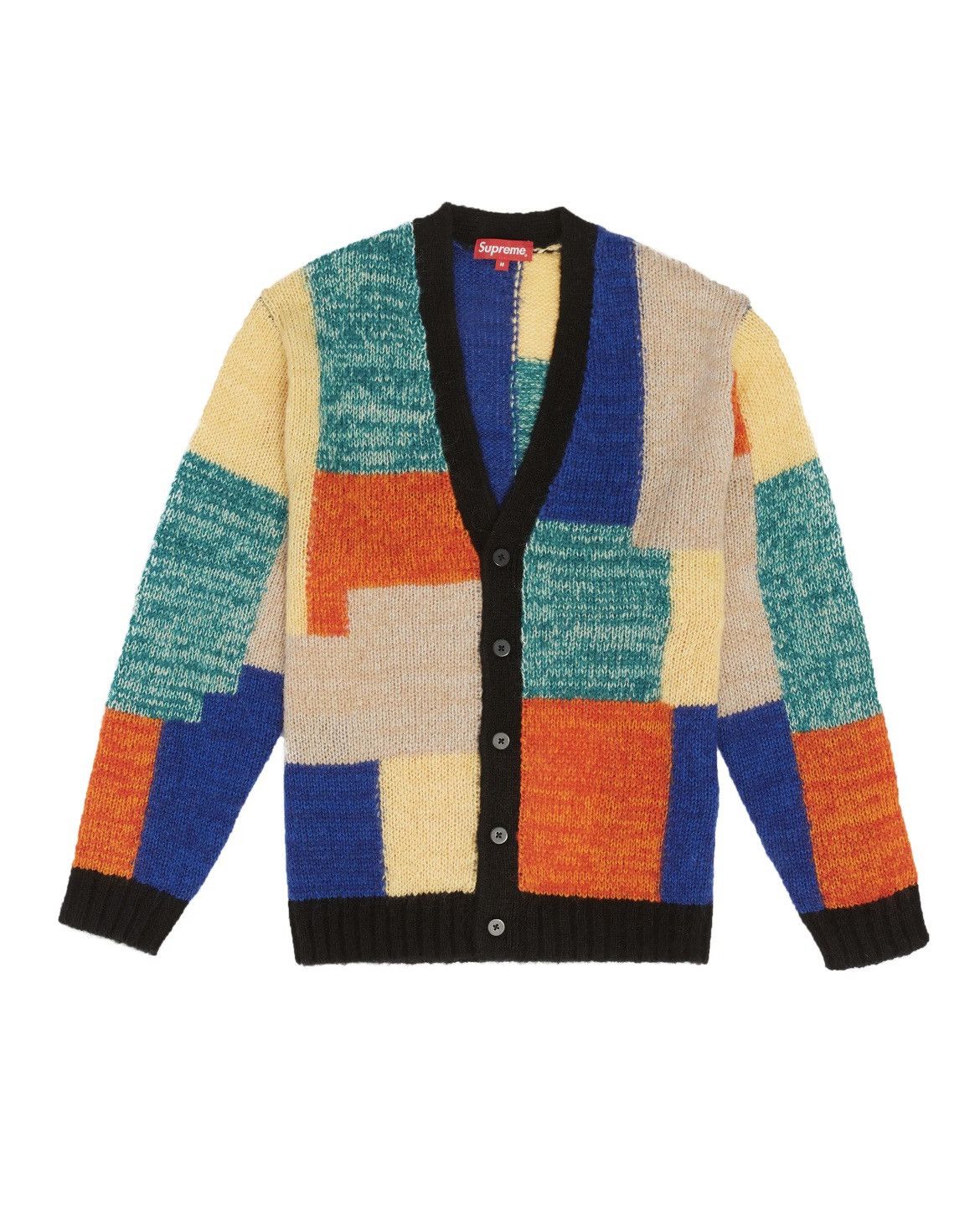 Supreme Supreme Patchwork Mohair Cardigan M Size US M / EU 48-50 / 2 - 5 Thumbnail