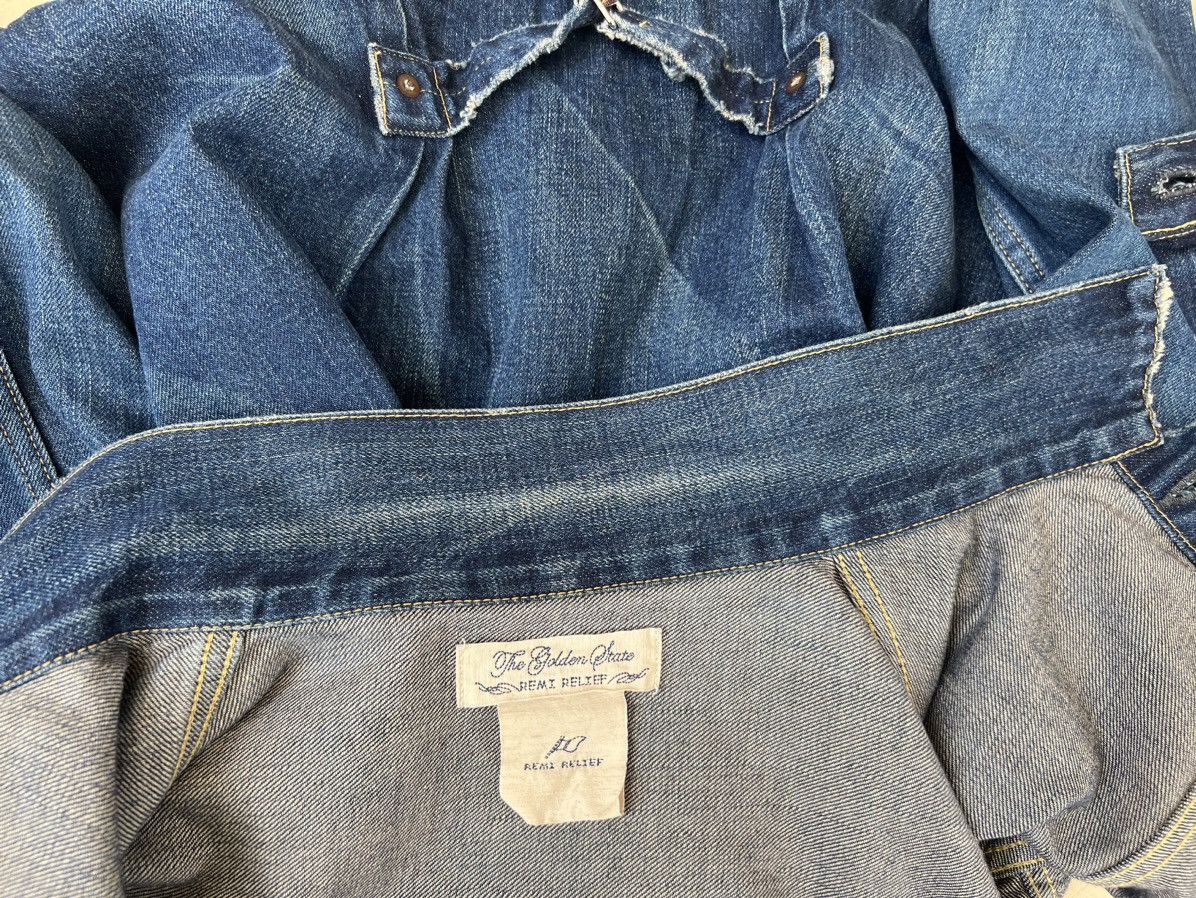 Remi Relief Remi Relief Japan Distress Denim Type 1 Jacket 40s Style Size US M / EU 48-50 / 2 - 18 Thumbnail