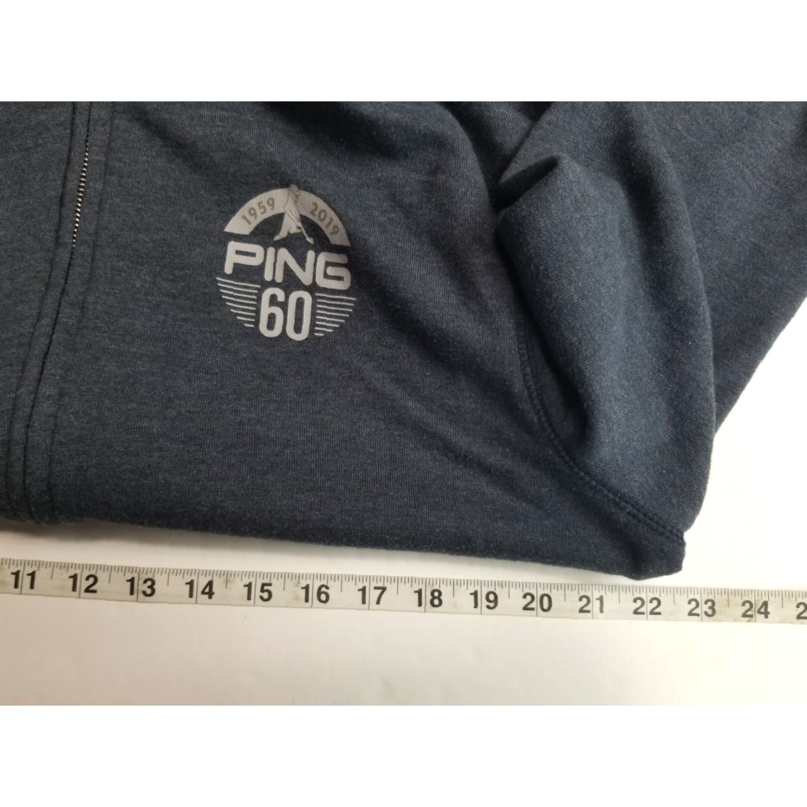 Vintage Ping Golf Sweatshirt Mens Blue Zip Up Pullover Activewear Medium Size US M / EU 48-50 / 2 - 4 Thumbnail