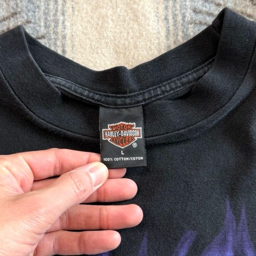 Harley Davidson VINTAGE Harley Davidson Sturgis 1998 Biker T-Shirt Size L Adult Mens Black Short Sleeve 90s Motorcycle Grunge Size US L / EU 52-54 / 3 - 3 Thumbnail