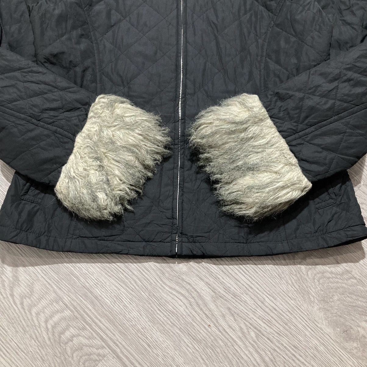 If Six Was Nine 2000s Uniqlo Winter Quilted Fur Trim Jacket Punk Style Size L / US 10 / IT 46 - 11 Thumbnail