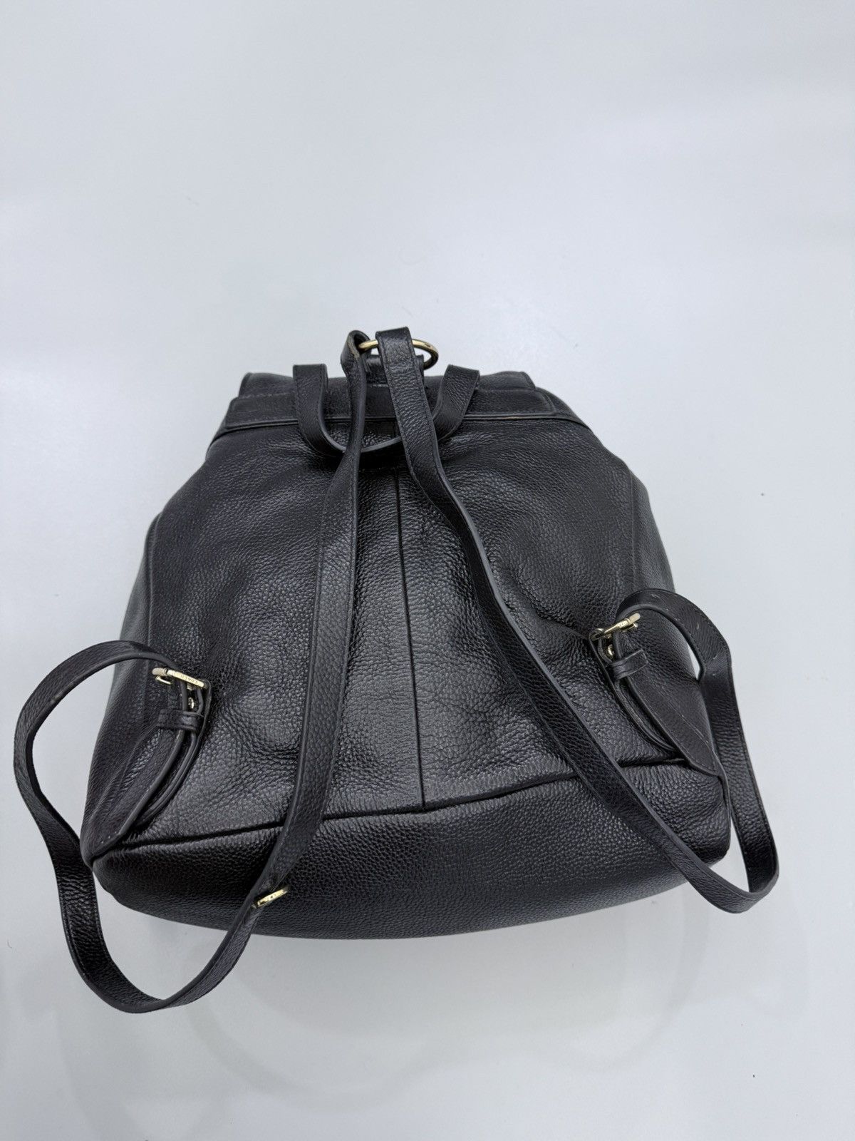 Coach Coach New York Signature Black Genuine Leather Backpack Size ONE SIZE - 6 Thumbnail