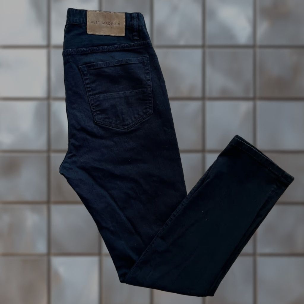 CO Best Made CO Pants 32 Black Khakis Slim Straight Casual Workwear Men Size 32 Regular Adult Size US 32 / EU 48 - 1 Thumbnail