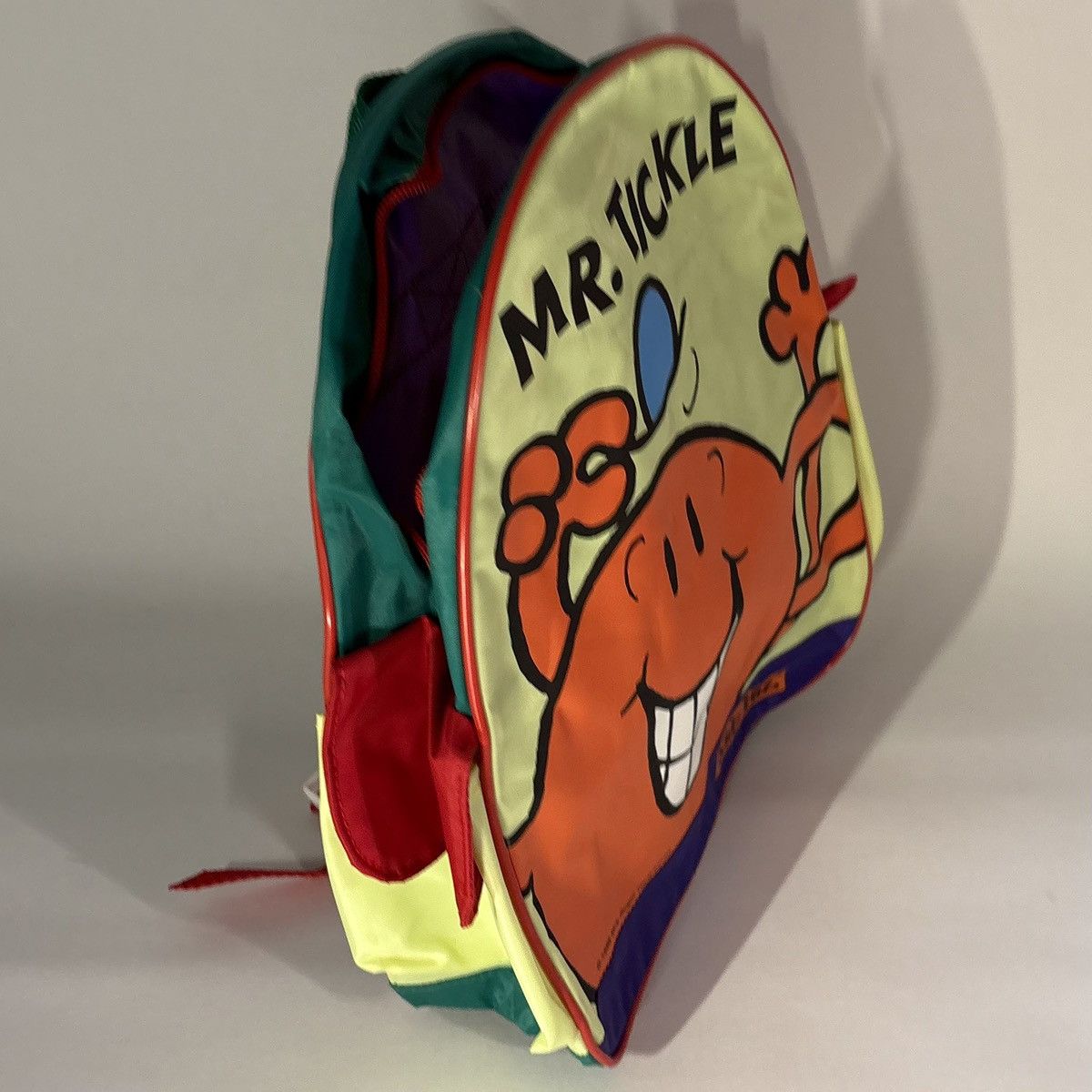Vintage Vintage 90s Mr. Men Mr. Tickle Kidz Biz Youth Backpack Size ONE SIZE - 6 Thumbnail