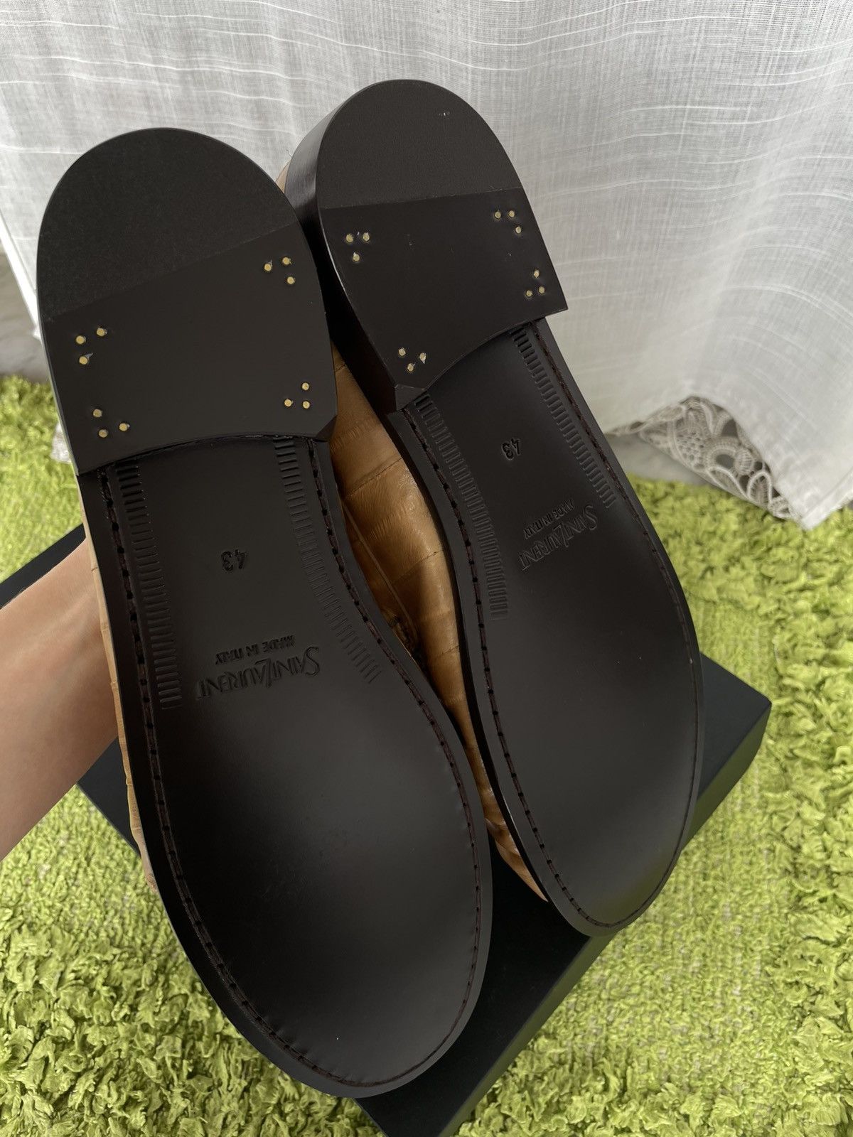 Yves Saint Laurent Saint laurent moccasins eel leather Size US 10 / EU 43 - 7 Thumbnail